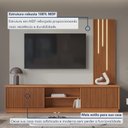 Ver imagem 6 de Estante Ripado Home para Tv de Ate 75 Polegadas com Led Cascata 100% Mdf 2 Portas 220cm Valencia New