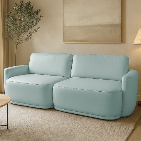 Sofá 2 Lugares Orgânico 234cm Modulado para Sala Brumma Bouclê K01 - D’Rossi