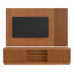 Estante Home para Tv de Ate 75 Polegadas 2 Portas 100% Mdf 220cm Valencia New - 2