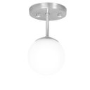 Ver imagem 1 de Lustre Plafon Orby Escovado 23x14 cm