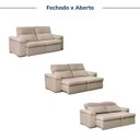 Ver imagem 4 de Sofá Retrátil e Reclinável 210cm Botero CabeCasa MadeiraOriginals