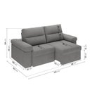 Ver imagem 3 de Sofá Retrátil e Reclinável 210cm Botero CabeCasa MadeiraOriginals