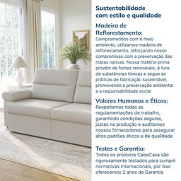 Sofá Retrátil e Reclinável 230cm Botero Cabecasa Madeiramadeira - 11