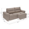 Sofá Retrátil e Reclinável 230cm Botero CabeCasa MadeiraOriginals - 4
