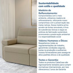 Sofá Retrátil e Reclinável 230cm Botero Cabecasa Madeiramadeira - 11