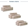 Sofá Retrátil e Reclinável 230cm Botero CabeCasa MadeiraOriginals - 5