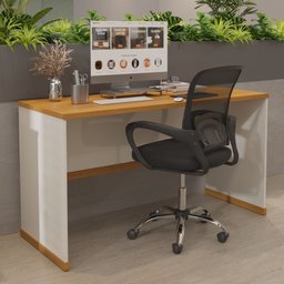 Mesa de Escritório Office Tampo Mdp 25mm Berlin - Vianossa - 4