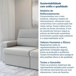 Sofá Retrátil e Reclinável 230cm Botero Cabecasa Madeiramadeira - 11