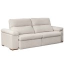 Ver imagem 2 de Sofá Retrátil e Reclinável 250cm Botero CabeCasa MadeiraOriginals Branco Off White