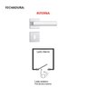 KIT PORTA PRONTA PRIMER - 210X72CM - ABERTURA ESQUERDA - 4