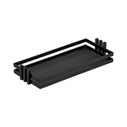 Bandeja Multiuso Hara Lívia 32,5 x 14 cm:Preto - 1