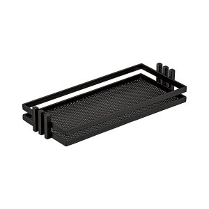 Bandeja Multiuso Hara Lívia 32,5 x 14 cm:Preto