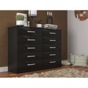 Ver imagem 2 de Cômoda Com 10 Gavetas Black - Evidência