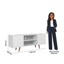 Ver imagem 7 de Rack River para Tv até "55 2 Portas - Colibri - Branco Fosco