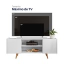 Ver imagem 6 de Rack River para Tv até "55 2 Portas - Colibri - Branco Fosco