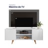 Rack River para Tv até "55 2 Portas - Colibri - Branco Fosco - 5