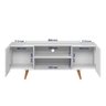 Rack River para Tv até "55 2 Portas - Colibri - Branco Fosco - 2
