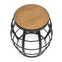 Ver imagem 3 de Banqueta de Madeira com Metal Seat Garden Oregon