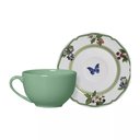 Ver imagem 1 de Conjunto com 6 Xícaras de Chá com Pires Fruits 250ml Alleanza Cerâmica