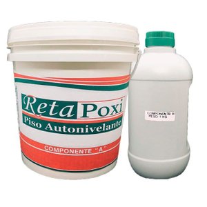 Resina Epóxi Piso Autonivelante 3 Kg | Retapoxi Piso Autonivelante Retapol Branco