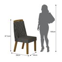 Ver imagem 5 de Conjunto Sala de Jantar Mesa Dacota 6 Cadeiras Dacota