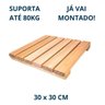 Deck Piso Madeira Tablado Externo Jardim Organização - 3