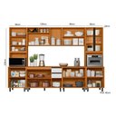 Ver imagem 3 de Cozinha Modulada Ravena 6 Peças com Cristaleira e Led - Freijó Uv/off Acetindo Poliman