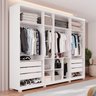 Guarda-roupas Closet 6 Gavetas com Pés Flórida - 1