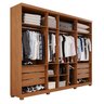 Guarda-roupas Closet 6 Gavetas com Pés Flórida - 3