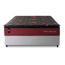 Ver imagem 6 de Conjunto Cama Box c/ Molas Ensacadas Toronto Vermelho Casal 138x188x66