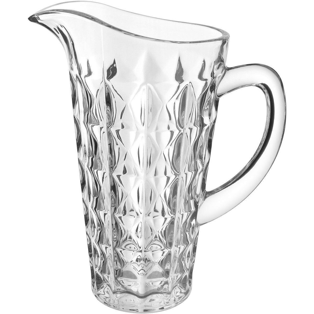 Jogo 7 Peças Jarra/copos para Refresco Home&co Eco Crystal 1,2l/300ml Transparente - 2