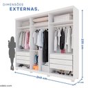Ver imagem 4 de Guarda-roupas Closet 6 Gavetas com Pés Florianópolis