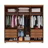 Guarda-roupa Closet 6 Gavetas com Pés Florianópolis Espresso Móveis - 2