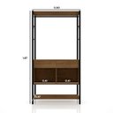 Ver imagem 5 de Guarda Roupa Solteiro Closet Paris 2 Gavetas Preto/demolição - Artefamol