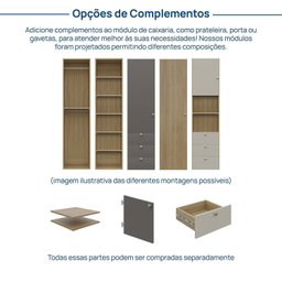 Estante Nicho 45cm X 180cm Frame CabeCasa MadeiraMadeira - 3