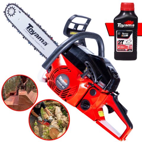 Motosserra Toyama Tcs53f-g2 com Óleo Lubrificante 2t 49cc 2,8hp Ideal para Todos Os Corte