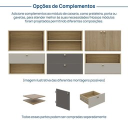 Módulo 70cm X 40cm Frame CabeCasa MadeiraMadeira - 3