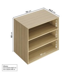 Módulo 70cm X 60cm Frame CabeCasa MadeiraMadeira - 8