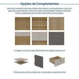 Módulo 70cm X 60cm Frame CabeCasa MadeiraMadeira - 3