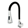 Torneira Cozinha Pia Gourmet Bancada Preta Flexivel 1/4volta:cromado - 1