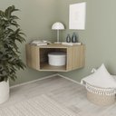 Ver imagem 1 de Estante Canto Oblíquo 40cm Módulo Frame CabeCasa MadeiraOriginals