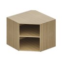 Ver imagem 5 de Estante Canto Oblíquo 60cm Módulo Frame CabeCasa MadeiraOriginals Marrom/Acácia