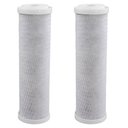 Ver imagem 1 de Kit 2 Refil Filtros Acqua 230 Br/tr Pou Carbon Block 9.3/4' Carvão Ativado Acquabios