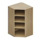 Ver imagem 5 de Estante Canto Oblíquo 120cm Módulo Frame CabeCasa MadeiraOriginals