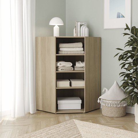Estante Canto Oblíquo 120cm Módulo Frame CabeCasa MadeiraOriginals