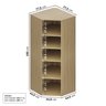 Estante Canto Oblíquo 180cm Módulo Frame CabeCasa MadeiraOriginals - 3