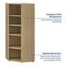 Estante Canto Oblíquo 180cm Módulo Frame CabeCasa MadeiraOriginals - 4