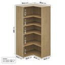 Ver imagem 3 de Estante Canto Reto 180cm Módulo Frame CabeCasa MadeiraOriginals