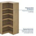 Ver imagem 4 de Estante Canto Reto 180cm Módulo Frame CabeCasa MadeiraOriginals