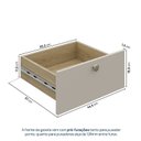 Ver imagem 3 de Modulo Gaveta 45cm Frame CabeCasa MadeiraOriginals Marrom/Acácia/Arenas